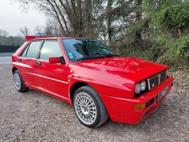 polissage et protection ceramique sur lancia delta HF integrale près de geneve